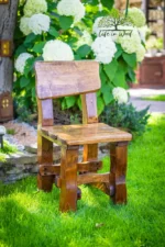 Krzesło ogrodowe w kolorze brunat